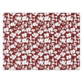 Schwarzes Pilzmuster 01b DRed BG Tischdecke (Vorderseite (Horizontal))