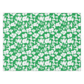 Schwarzes Pilzmuster 01b Green BG Tischdecke (Vorderseite (Horizontal))