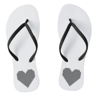 Schwarzes Pixel Badesandalen