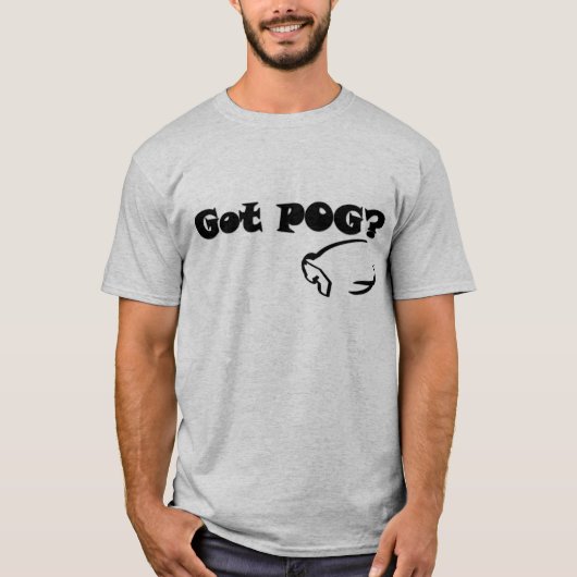 Schwarzes POG T-Shirt (Vorderseite)