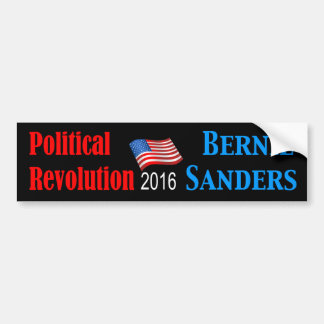 Schwarzes politisches Rev.Bernie Autoaufkleber