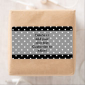 Schwarzes Polka-Punktmuster (Insitu)