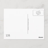 Schwarzes Poodle Niedlicher Welpenhund Auslauffens Postkarte (Rückseite)