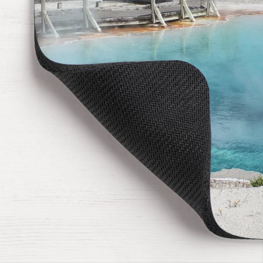 Schwarzes Pool Mousepad (Ecke)