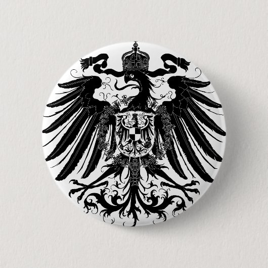 Schwarzes preussisches Eagle Button (Vorderseite)