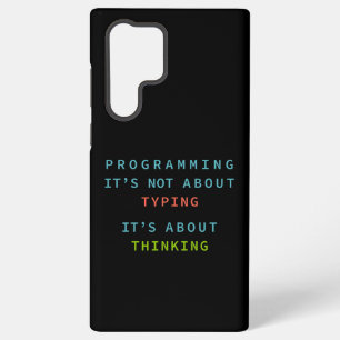 Schwarzes Programmierdenken Logik Code Samsung Galaxy Hülle