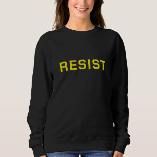 Schwarzes Protest-Sweatshirt Sweatshirt