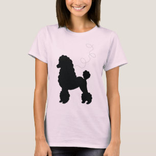 Schwarzes Pudelrock-Shirt T-Shirt
