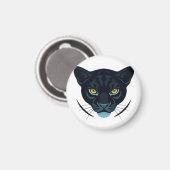 Schwarzes Puma Streetstyle-Design Magnet (Vorderseite/Rückseite)
