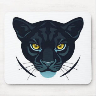 Schwarzes Puma Streetstyle-Design Mousepad