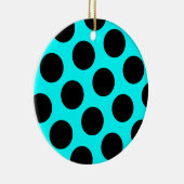 Schwarzes punktiertes Ornament (Rechts)