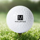 Schwarzes Quadrat Golfball