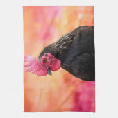 Schwarzes Quadrat Handtuch (Vertikal)