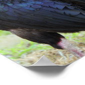 Schwarzes Quadrat Poster (Ecke)