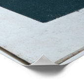 Schwarzes Quadrat Poster (Ecke)