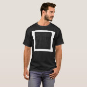 Schwarzes Quadrat T-Shirt (Vorne ganz)