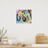 Schwarzes Raster Poster (Küche)