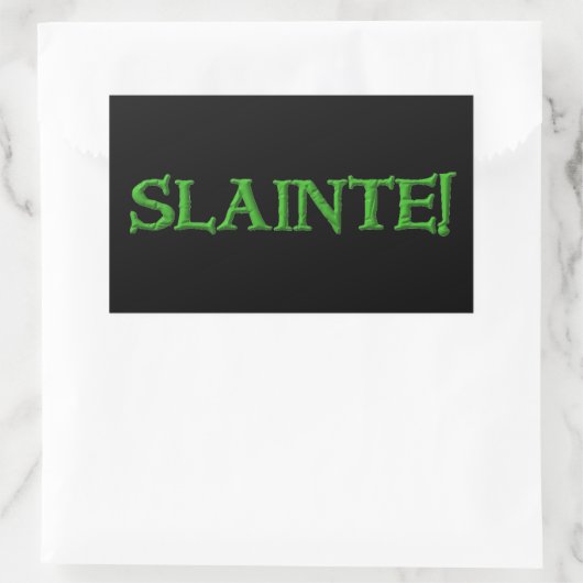 Schwarzes Rechteck-Aufkleber Rechteckiger Aufkleber (Tasche)