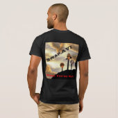 Schwarzes Regenbogen-Tauschen T-Shirt (Schwarz voll)