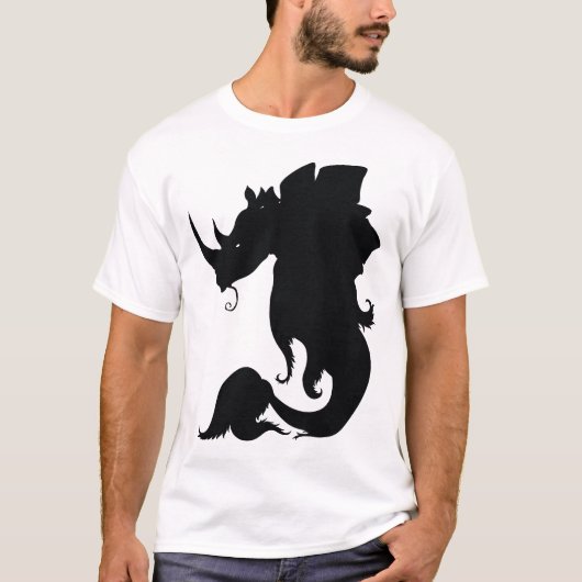 Schwarzes Rhinostegofish T-Shirt (Vorderseite)