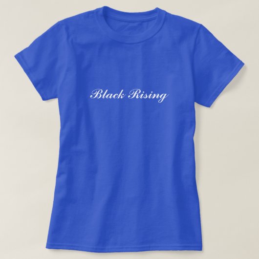 Schwarzes Rising Damen T-Shirt (Design vorne)