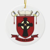 SCHWARZES ROBE-REGIMENT KERAMIK ORNAMENT (Vorne)