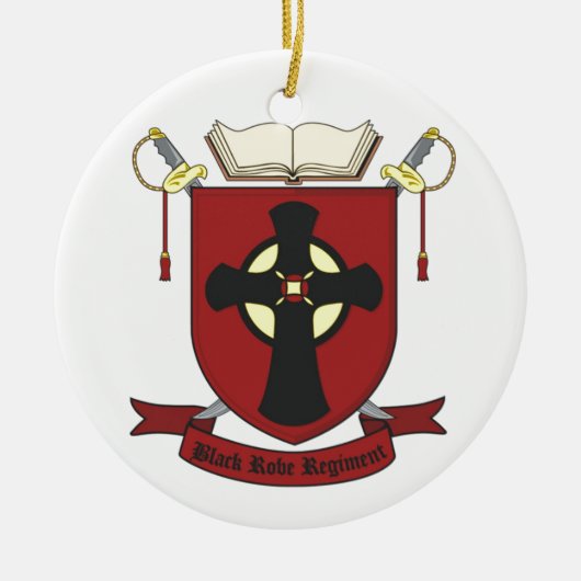 SCHWARZES ROBE-REGIMENT KERAMIK ORNAMENT (Vorne)