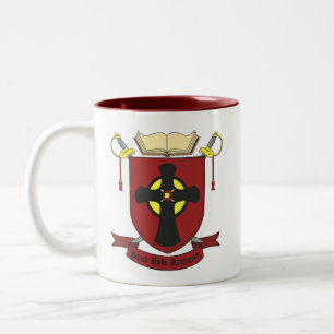 SCHWARZES ROBE-REGIMENT ZWEIFARBIGE TASSE
