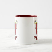 SCHWARZES ROBE-REGIMENT ZWEIFARBIGE TASSE (Mittel)