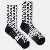 Schwarzes Rockpferd Socken (Rechts)
