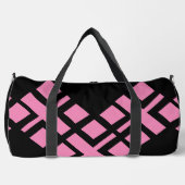 Schwarzes Rosa Duffle Bag (Vorderseite)