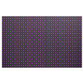 Schwarzes rosa lila Stellen-Polka-Punkt-Muster Stoff (Fat Quarter (45,7 x 55,9 cm))