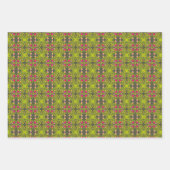 Schwarzes Rosa und Grün Gemustert Geschenkpapier Set (Vorderseite 2)