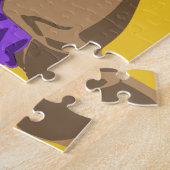 Schwarzes Rosie-Weve, das es tut Puzzle (Seite)