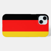 Schwarzes Rotes Gelb Deutschland Case-Mate iPhone Hülle (Rückseite (Horizontal))