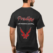 Schwarzes/rotes Pradigy T-Shirt (Rückseite)