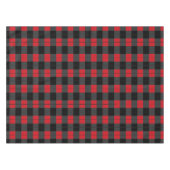 Schwarzes rotes und graues kariertes Checkered Tischdecke (Vorderseite (Horizontal))