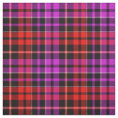 Schwarzes rotes violettes Karo-Tartan-Design  Stoff (Muster)