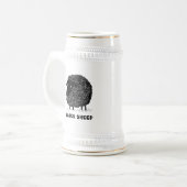 Schwarzes Schaf Bierglas (Vorderseite Links)