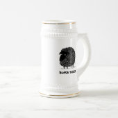 Schwarzes Schaf Bierglas (VorderseiteRechts)
