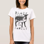 Schwarzes Schaf der Familie, Schwarzes Schaf-T-Shi T-Shirt (Vorderseite)