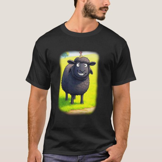 Schwarzes Schaf der Party T-Shirt (Vorderseite)