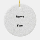 Schwarzes Schaf des Familienschmucks Keramik Ornament (Hinten)