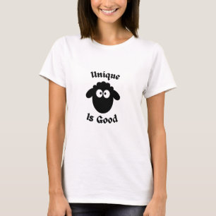 Schwarzes Schaf: Einzigartig ist gut T-Shirt
