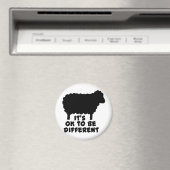Schwarzes Schaf - es ist gut, anders zu sein Magnet (In Situ (Geschirrspüler))