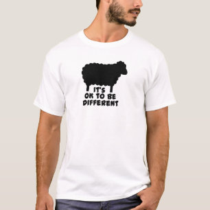 Schwarzes Schaf - es ist gut, anders zu sein T-Shirt