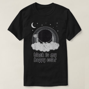 Schwarzes Schaf Gothic Lustiges Design T-Shirt