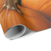 Schwarzes-Schaf-Herbst-Kürbisfeld-Decoupage Geschenkpapier (Rolleneckpunkt)