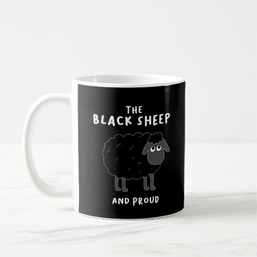 Schwarzes Schaf Kaffeetasse (Links)