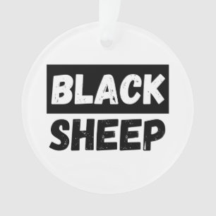 Schwarzes-Schaf-Kühn-Gestresste-Rebell-Streetwear- Ornament